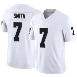 Youth Geno Smith Las Vegas Raiders No.7 Limited Vapor F.U.S.E. Jersey - White