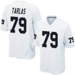 Youth George Tarlas Las Vegas Raiders No.79 Game Jersey - White