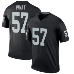 Youth Germaine Pratt Las Vegas Raiders No.57 Legend Jersey - Black