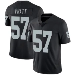 Youth Germaine Pratt Las Vegas Raiders No.57 Limited Team Color Vapor Untouchable Jersey - Black