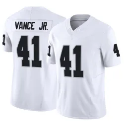 Youth Greedy Vance Jr. Las Vegas Raiders No.41 Limited Vapor F.U.S.E. Jersey - White