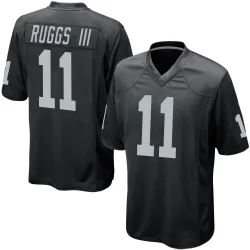 Youth Henry Ruggs III Las Vegas Raiders No.11 Game Team Color Jersey - Black