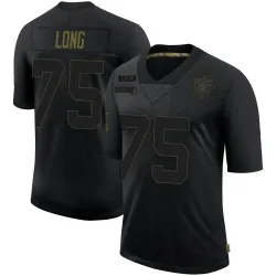 Youth Howie Long Las Vegas Raiders No.75 Limited 2020 Salute To Service Jersey - Black