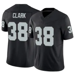 Youth Hudson Clark Las Vegas Raiders No.38 Limited Vapor F.U.S.E. Jersey - Black