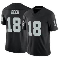 Youth Jack Bech Las Vegas Raiders No.18 Limited Vapor F.U.S.E. Jersey - Black