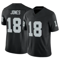 Youth Jack Jones Las Vegas Raiders No.18 Limited Vapor F.U.S.E. Jersey - Black