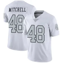 Youth Jackson Mitchell Las Vegas Raiders No.48 Limited Color Rush Jersey - White