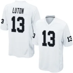 Youth Jake Luton Las Vegas Raiders No.13 Game Jersey - White