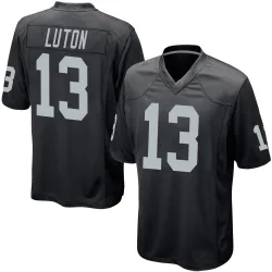 Youth Jake Luton Las Vegas Raiders No.13 Game Team Color Jersey - Black