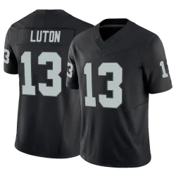 Youth Jake Luton Las Vegas Raiders No.13 Limited Vapor F.U.S.E. Jersey - Black