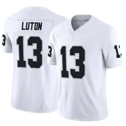 Youth Jake Luton Las Vegas Raiders No.13 Limited Vapor F.U.S.E. Jersey - White