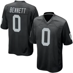 Youth Jakorian Bennett Las Vegas Raiders No.0 Game Team Color Jersey - Black