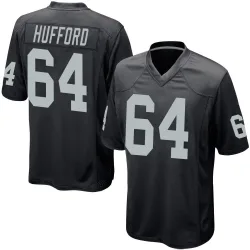 Youth Jarrod Hufford Las Vegas Raiders No.64 Game Team Color Jersey - Black