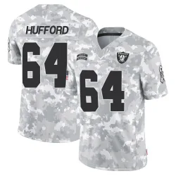 Youth Jarrod Hufford Las Vegas Raiders No.64 Limited 2024 Salute to Service Jersey - Arctic Camo