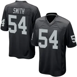 Youth Jaylon Smith Las Vegas Raiders No.54 Game Team Color Jersey - Black