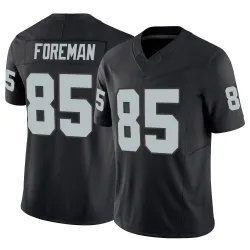 Youth Jeff Foreman Las Vegas Raiders No.85 Limited Vapor F.U.S.E. Jersey - Black