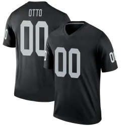 Youth Jim Otto Las Vegas Raiders No.00 Legend Jersey - Black