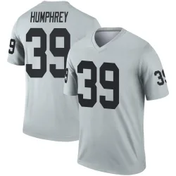 Youth John Humphrey Las Vegas Raiders No.39 Legend Inverted Silver Jersey
