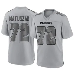 Youth John Matuszak Las Vegas Raiders No.72 Game Atmosphere Fashion Jersey - Gray
