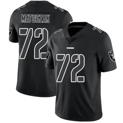 Youth John Matuszak Las Vegas Raiders No.72 Limited Jersey - Black Impact