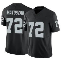 Youth John Matuszak Las Vegas Raiders No.72 Limited Vapor F.U.S.E. Jersey - Black