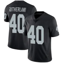 Youth Jonathan Sutherland Las Vegas Raiders No.40 Limited Team Color Vapor Untouchable Jersey - Black