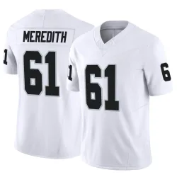 Youth Jordan Meredith Las Vegas Raiders No.61 Limited Vapor F.U.S.E. Jersey - White