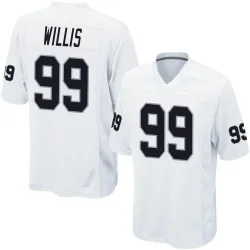 Youth Jordan Willis Las Vegas Raiders No.99 Game Jersey - White
