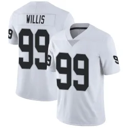 Youth Jordan Willis Las Vegas Raiders No.99 Limited Vapor Untouchable Jersey - White