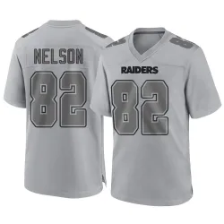 Youth Jordy Nelson Las Vegas Raiders No.82 Game Atmosphere Fashion Jersey - Gray