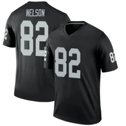 Youth Jordy Nelson Las Vegas Raiders No.82 Legend Jersey - Black