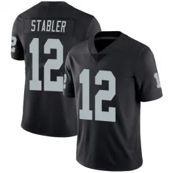 Youth Ken Stabler Las Vegas Raiders No.12 Limited Team Color Vapor Untouchable Jersey - Black