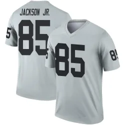 Youth Ketron Jackson Jr. Las Vegas Raiders No.85 Legend Inverted Silver Jersey