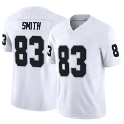 Youth Key'Shawn Smith Las Vegas Raiders No.83 Limited Vapor F.U.S.E. Jersey - White
