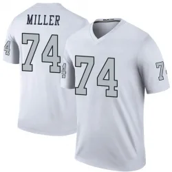Youth Kolton Miller Las Vegas Raiders No.74 Legend Color Rush Jersey - White