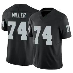 Youth Kolton Miller Las Vegas Raiders No.74 Limited Vapor F.U.S.E. Jersey - Black