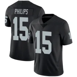 Youth Kyle Philips Las Vegas Raiders No.15 Limited Team Color Vapor Untouchable Jersey - Black