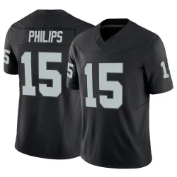 Youth Kyle Philips Las Vegas Raiders No.15 Limited Vapor F.U.S.E. Jersey - Black
