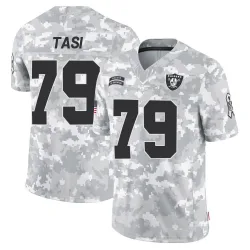 Youth Laki Tasi Las Vegas Raiders No.79 Limited 2024 Salute to Service Jersey - Arctic Camo