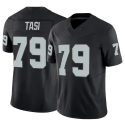 Youth Laki Tasi Las Vegas Raiders No.79 Limited Vapor F.U.S.E. Jersey - Black