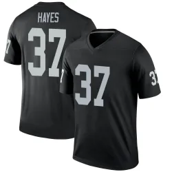 Youth Lester Hayes Las Vegas Raiders No.37 Legend Jersey - Black