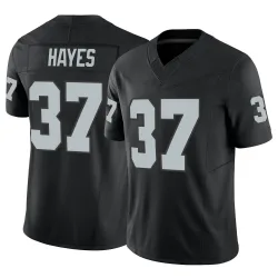Youth Lester Hayes Las Vegas Raiders No.37 Limited Vapor F.U.S.E. Jersey - Black