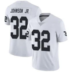 Youth Lonnie Johnson Jr. Las Vegas Raiders No.32 Limited Vapor Untouchable Jersey - White