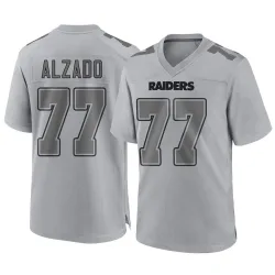 Youth Lyle Alzado Las Vegas Raiders No.77 Game Atmosphere Fashion Jersey - Gray