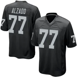 Youth Lyle Alzado Las Vegas Raiders No.77 Game Team Color Jersey - Black