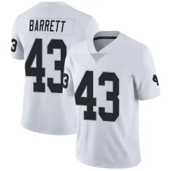 Youth Michael Barrett Las Vegas Raiders No.43 Limited Vapor Untouchable Jersey - White