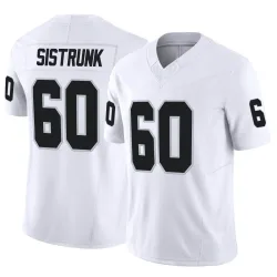 Youth Otis Sistrunk Las Vegas Raiders No.60 Limited Vapor F.U.S.E. Jersey - White