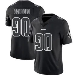 Youth Ovie Oghoufo Las Vegas Raiders No.90 Limited Jersey - Black Impact