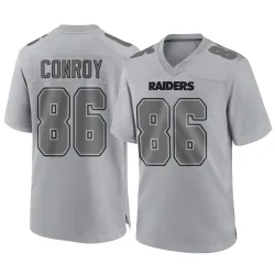 Youth Pat Conroy Las Vegas Raiders No.86 Game Atmosphere Fashion Jersey - Gray
