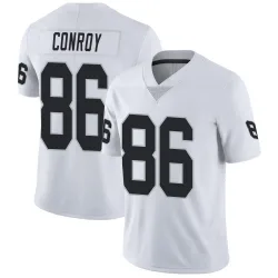 Youth Pat Conroy Las Vegas Raiders No.86 Limited Vapor Untouchable Jersey - White